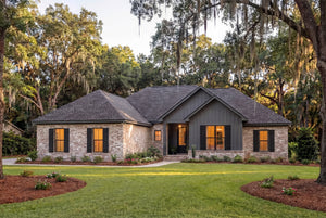 H7901-A Ranch House, 4 Bedrooms, 2 Bathrooms | Waverly House Plan 1917 Exterior-2
