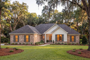 H7901-A Ranch House, 4 Bedrooms, 2 Bathrooms | Waverly House Plan 1917 Exterior-4