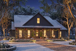 H7539-A Cottage House, 3 Bed, 2.5 Bath | Plan 1990-S Exterior-2