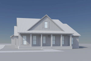 H7539-A Cottage House Grayscale, 3 Bed, 2.5 Bath | Plan 1990-S