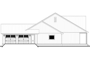 H7539-A Cottage House Left CAD, 3 Bed, 2.5 Bath | Plan 1990-S