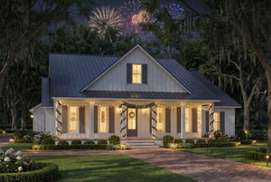 H7539-A Cottage House, 3 Bed, 2.5 Bath | Plan 1990-S Exterior-8