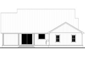 H7539-A Cottage House Rear CAD, 3 Bed, 2.5 Bath | Plan 1990-S