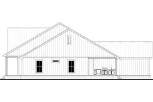 H7539-A Cottage House Right CAD, 3 Bed, 2.5 Bath | Plan 1990-S