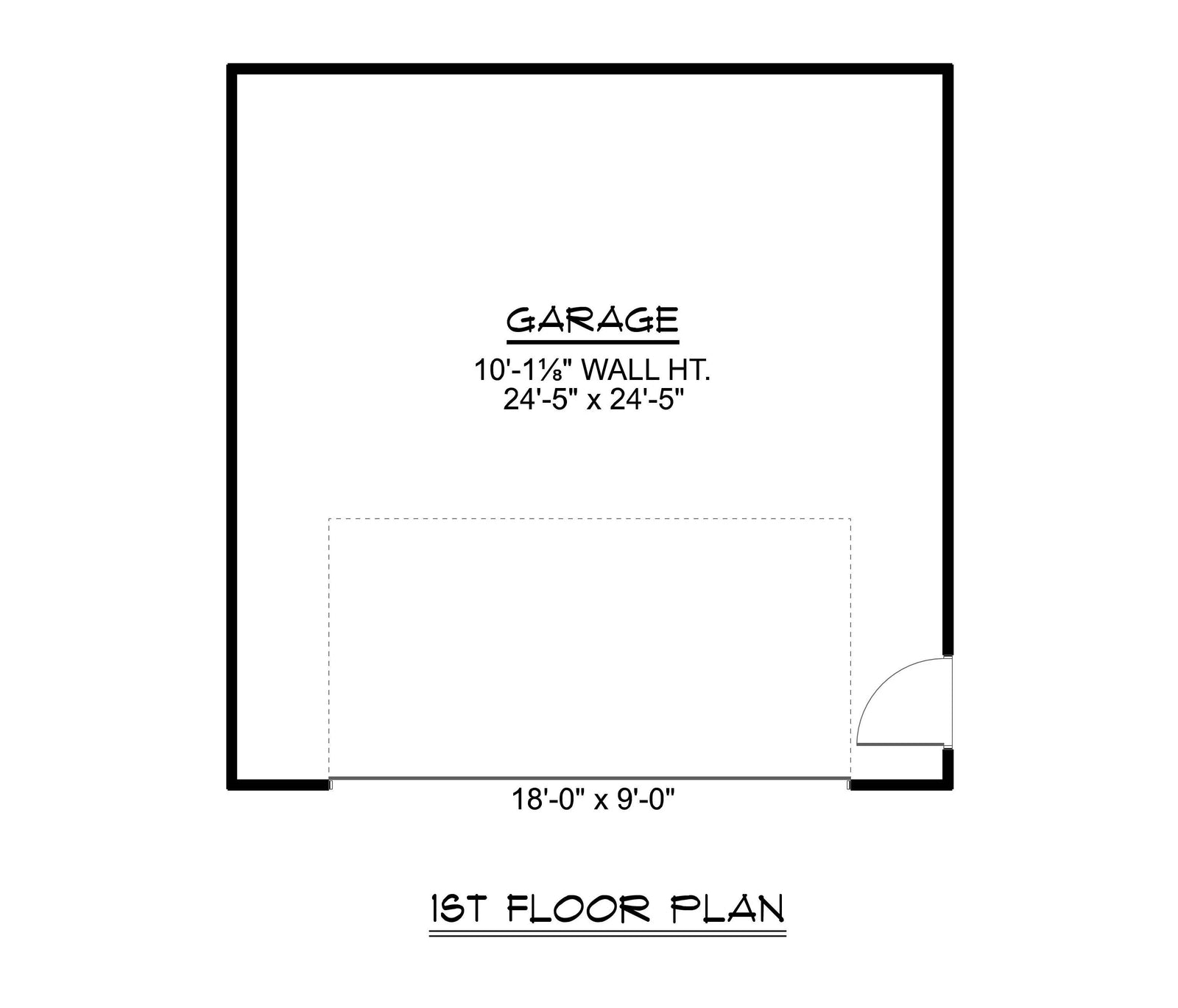 Q8420-A Contemporary Garage | 25397 Garage Plan Exterior