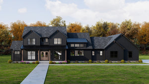 AJ7722-A Modern Farmhouse, 4 Bedrooms, 4 Bathrooms | Plan 1062 Exterior