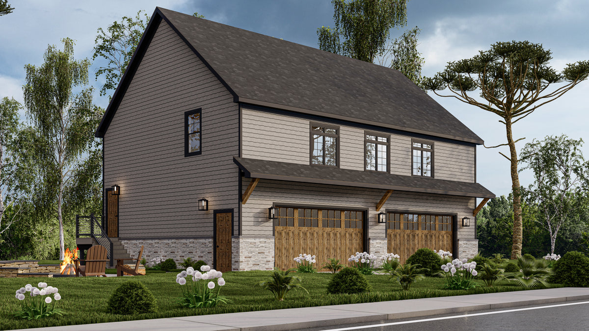 1-Bedroom Carriage House with 1,404 Sq Ft Living Space