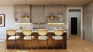 Q8431-A Modern Farmhouse, 2 to 4 Bedrooms, 2 to 3 Bathrooms | 2168 House Plan Kitchen