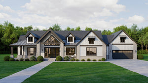AJ7980-A Modern Farmhouse, 3 Bedrooms, 4.5 Bathrooms | Plan 1068 Exterior