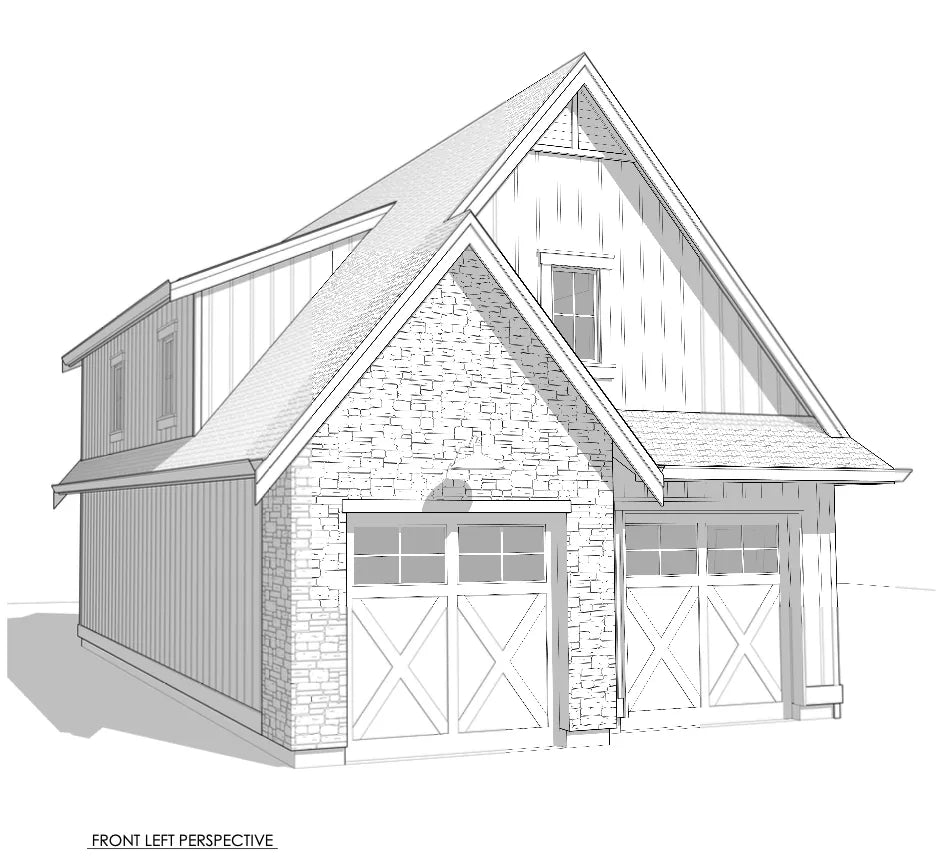 Woodbine House Plan - Archival Designs House Plans