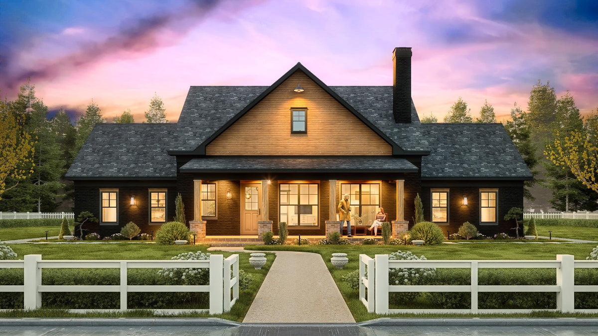 A7555-A Modern Farmhouse, 3 Bedrooms, 2.5 Bathrooms | Wells Manor House Exterior-1