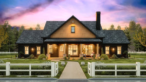 A7555-A Modern Farmhouse, 3 Bedrooms, 2.5 Bathrooms | Wells Manor House Exterior-1
