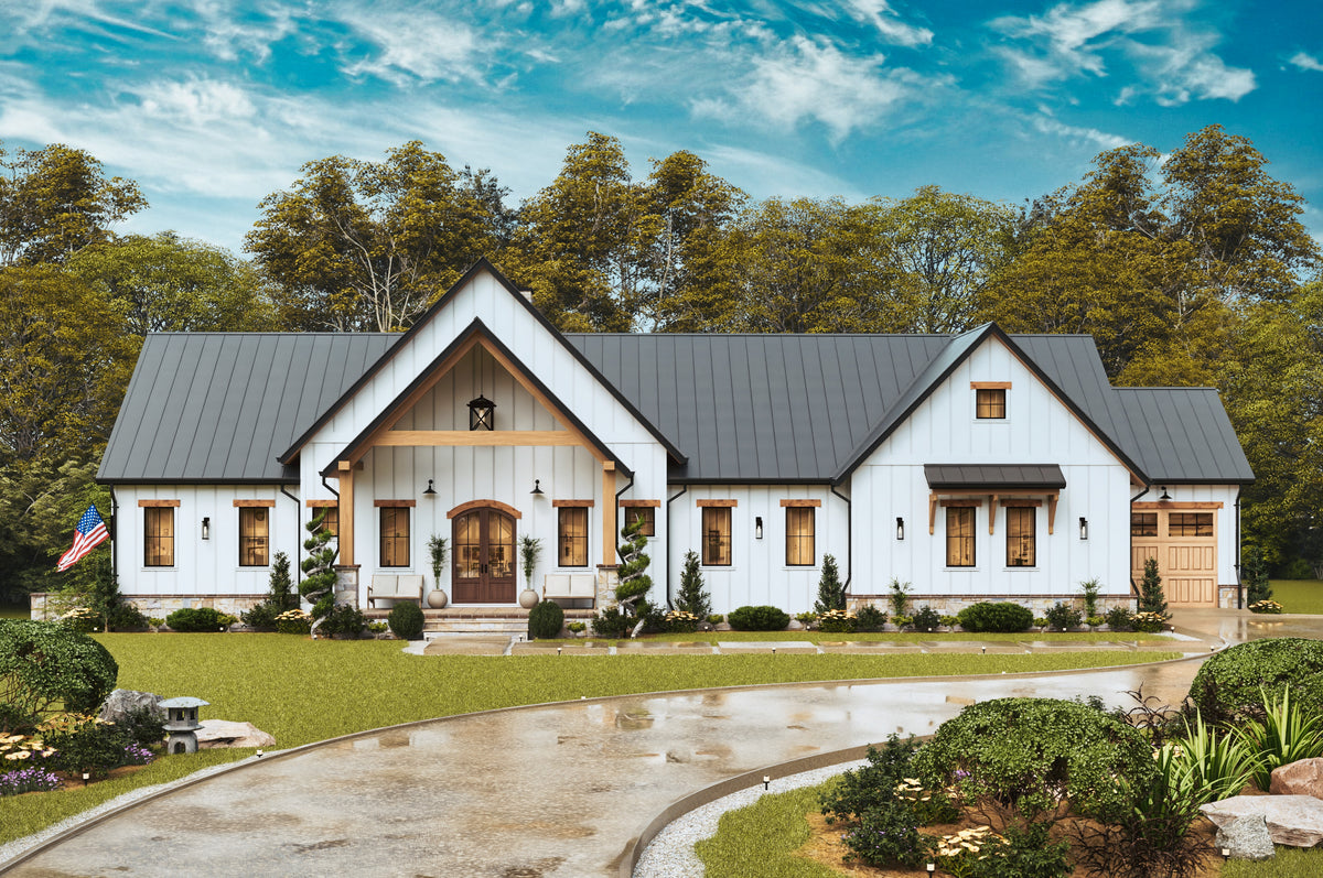 A7897-A Modern Farmhouse 3 Beds, 2 Baths Exterior-2
