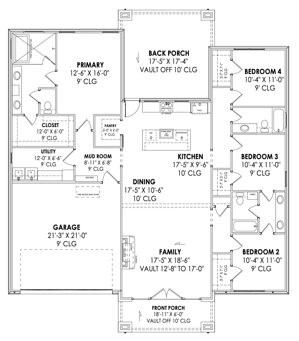 Alteeza House Plan - Archival Designs House Plans, floor plan