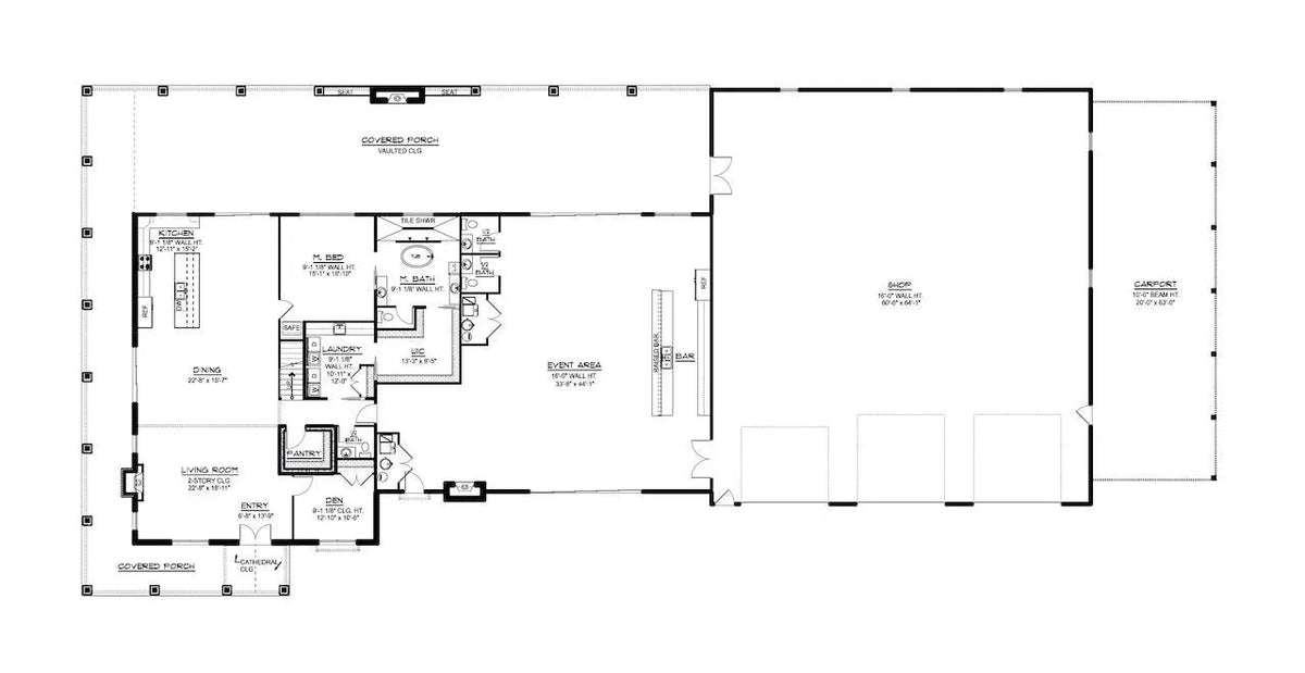 Hudson House Plan - Archival Designs House Plans, floor plan