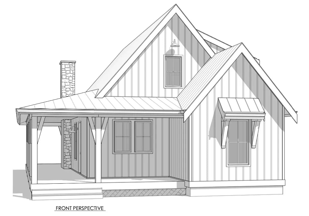 Hawthorn House Plan - Archival Designs House Plans