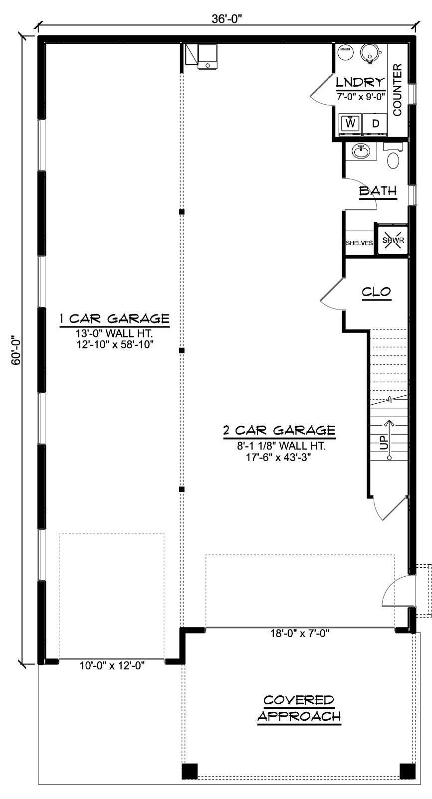 Southbrooke Garage Floor Plan