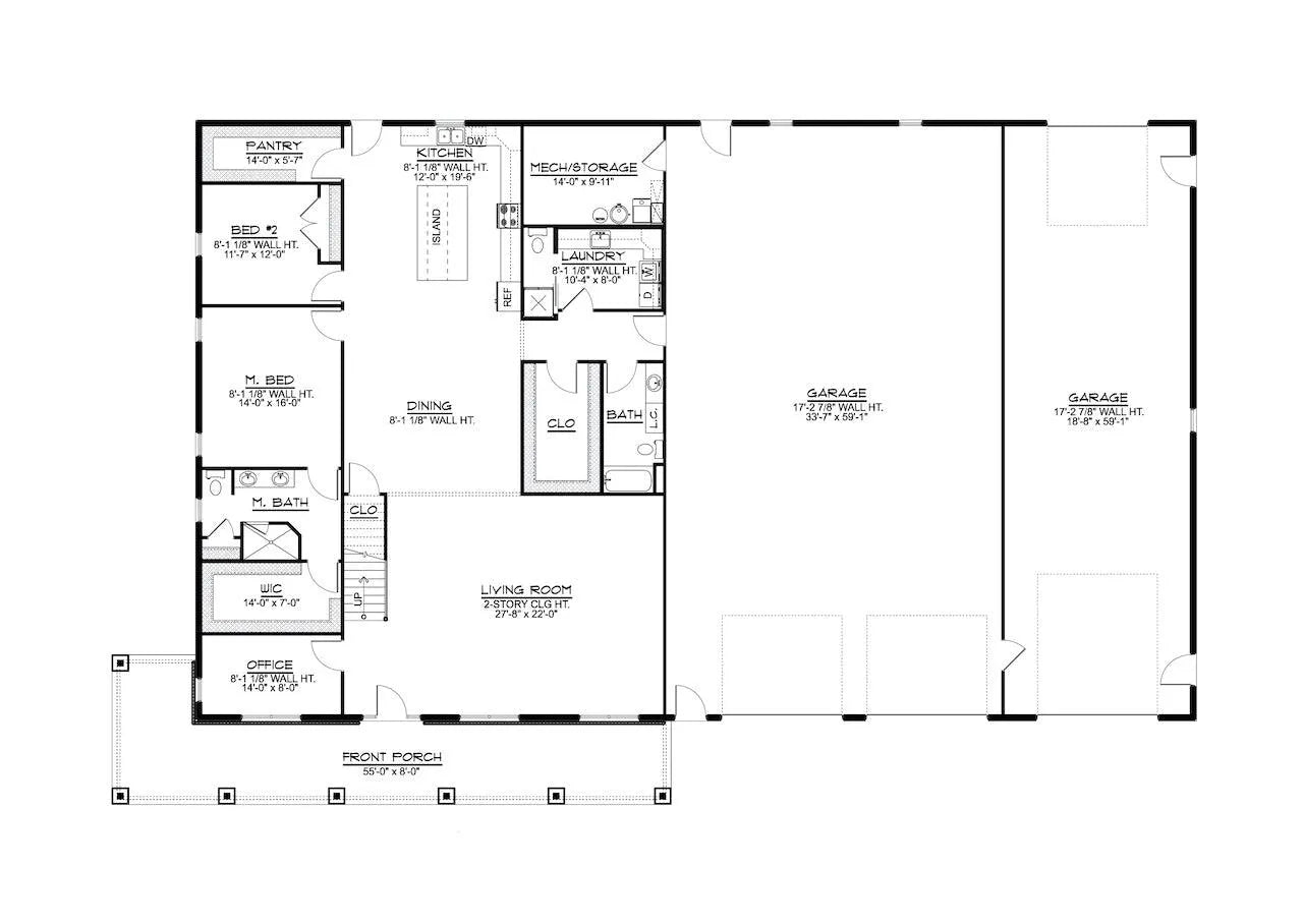 Jeryn House Plan - Archival Designs House Plans