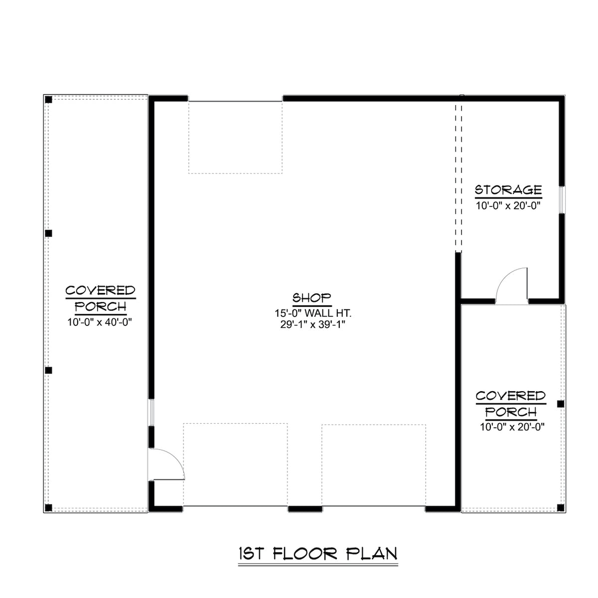 Marrietta Garage First Floor Plan