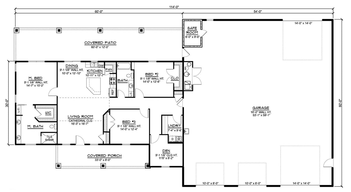 Caroline House Plan - Archival Designs House Plans, floor plan