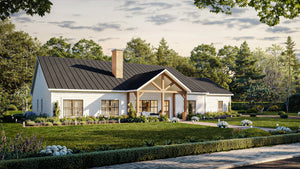 AN7744-A Modern Farmhouse, 4 Bedrooms, 3.5 Bathrooms | Cassidy-6B Exterior-2