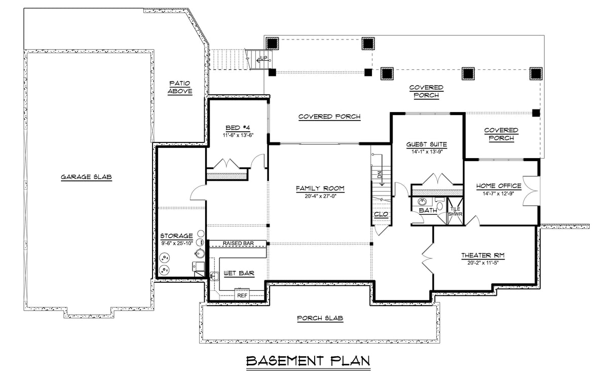 Milan basement floor plan