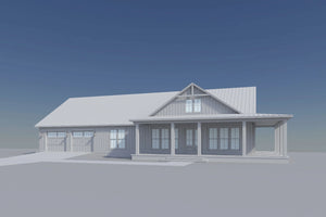 H7578-A Modern Farmhouse Barndominium House Grayscale 2, 3 Bedrooms, 2.5 Bathrooms | Ironwood House