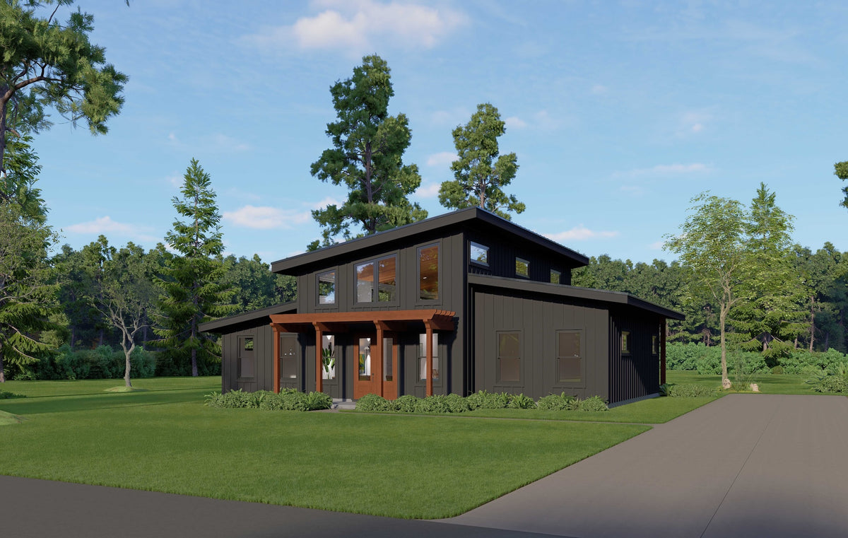 L7330-A Rustic Barndo 2 House Plan