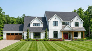 Q8425-A Modern Farmhouse, 5 Bedrooms, 4.5 Bathrooms | 20104 House Plan Exterior