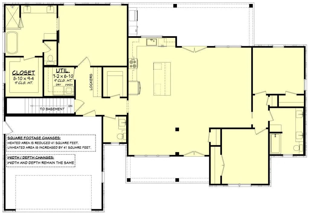 Stair Location Floor Plan