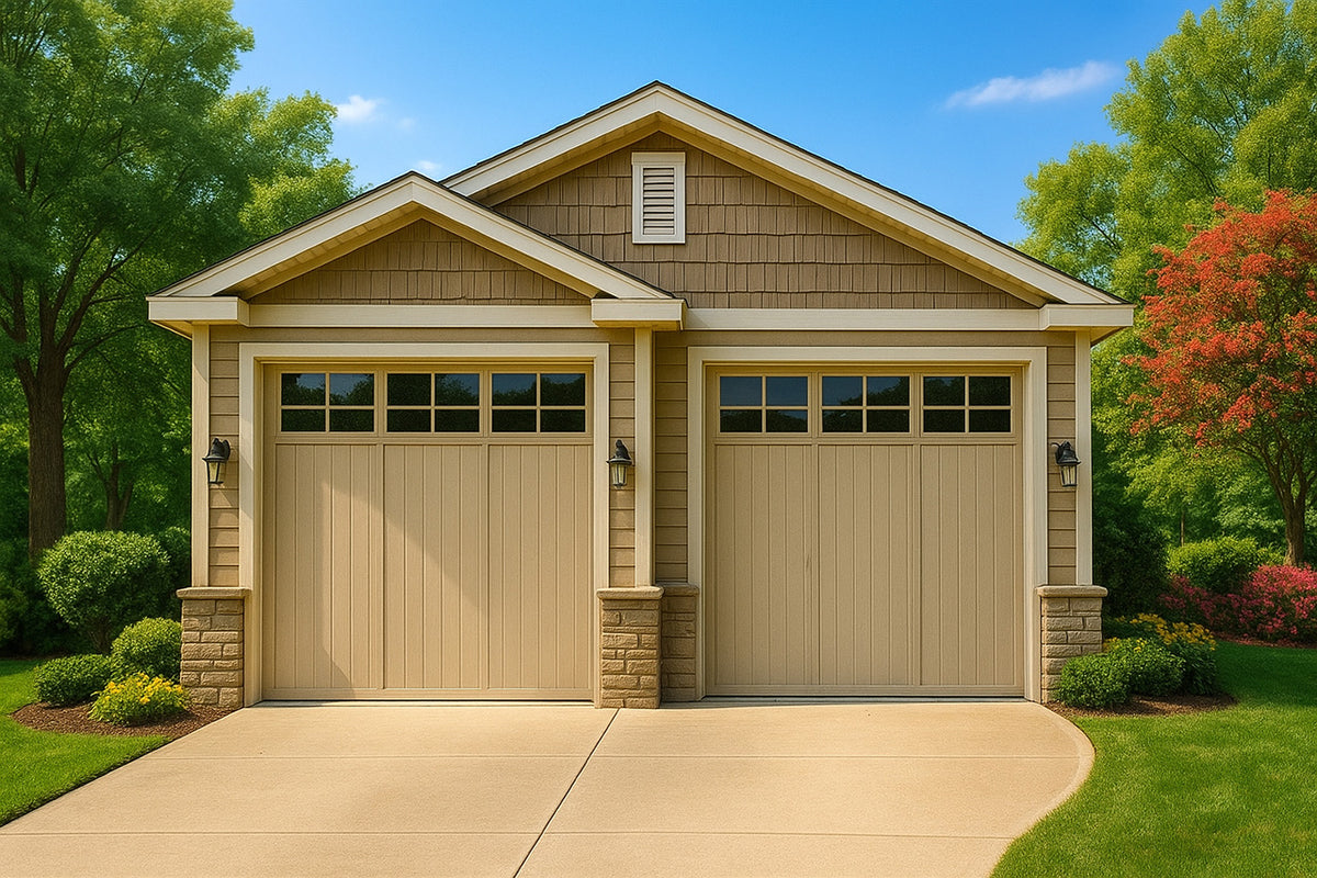 AM7220-A Garage Plan 20-336 -Exterior-1