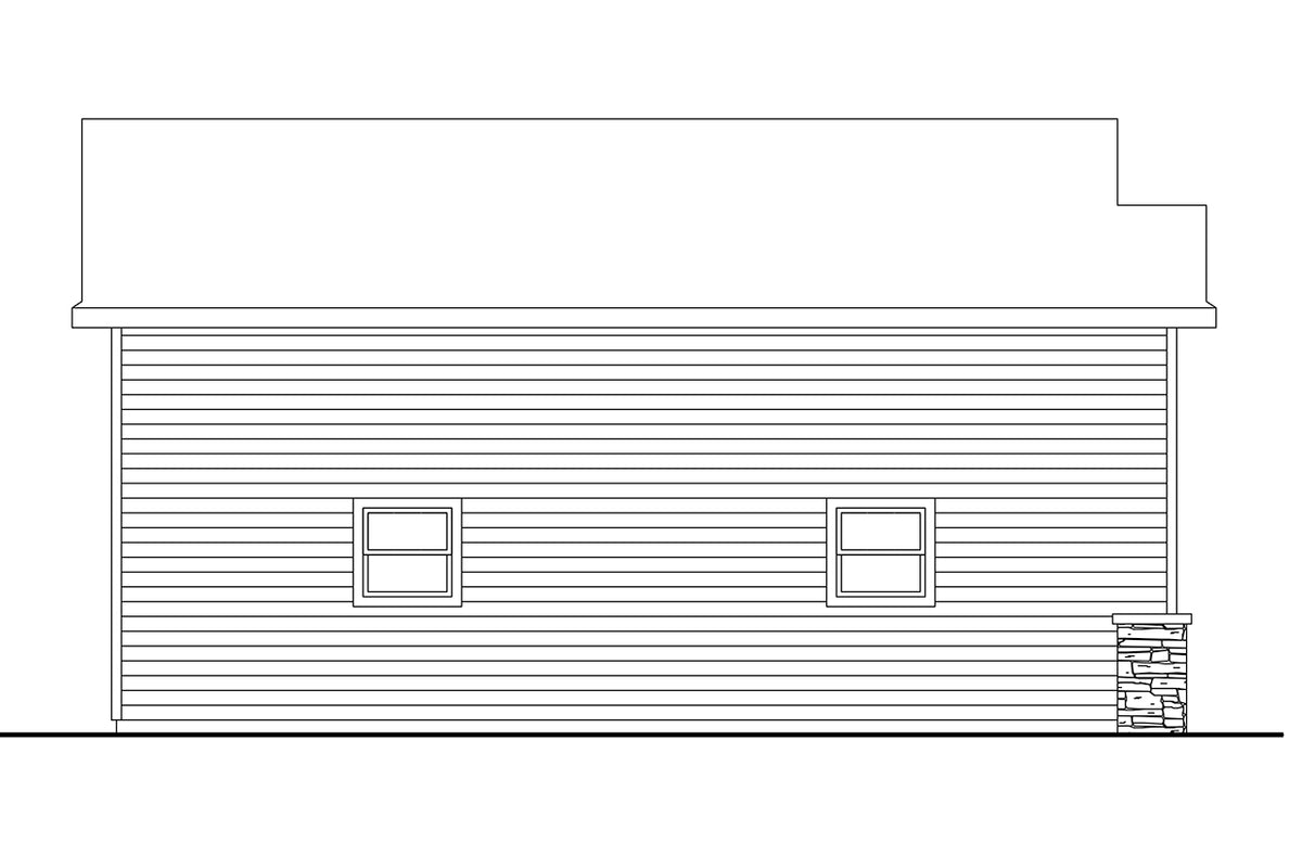 AM7220-A Garage Plan 20-336 -Elevation-1