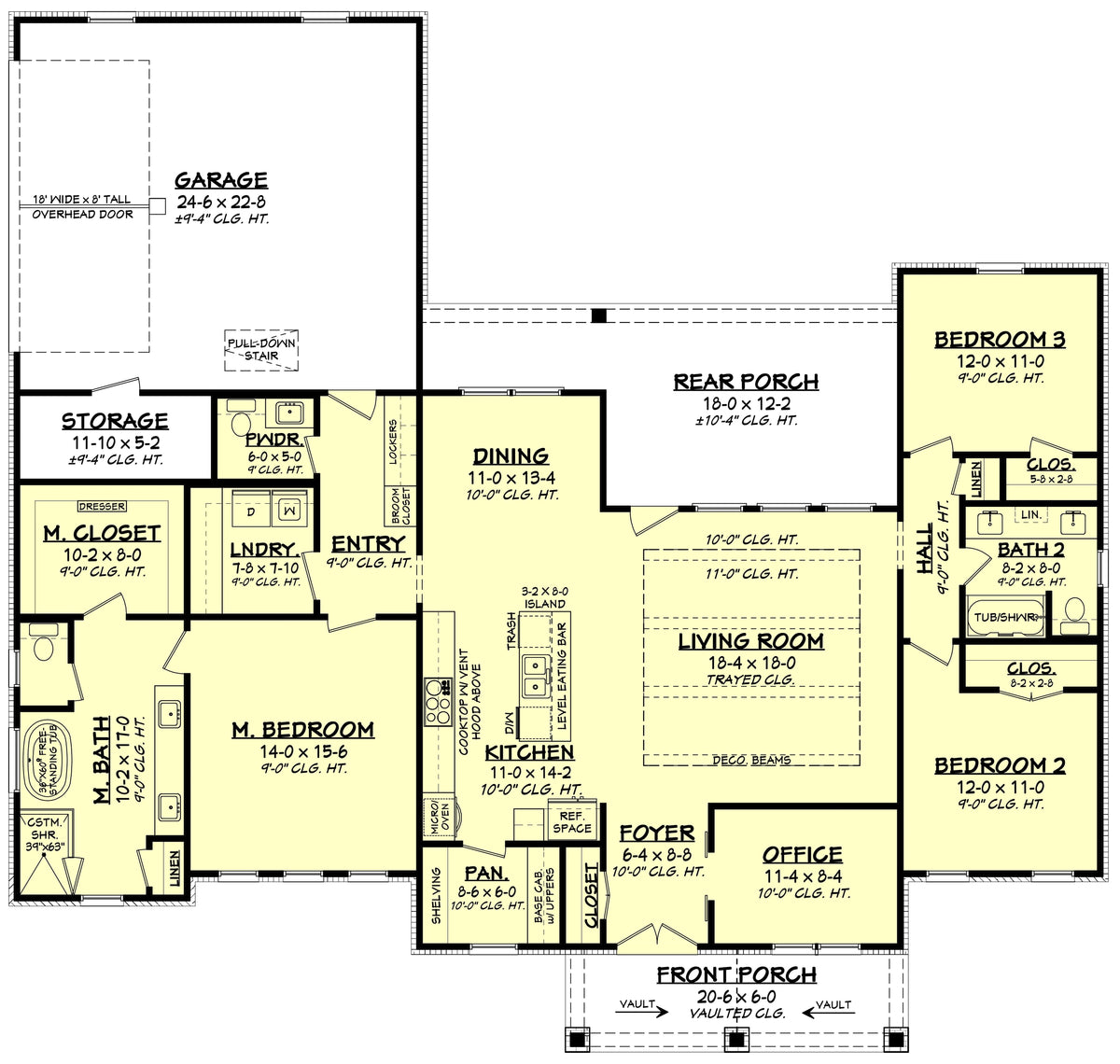 Rose Hill House Plan - Archival Designs House Plans, floor plan