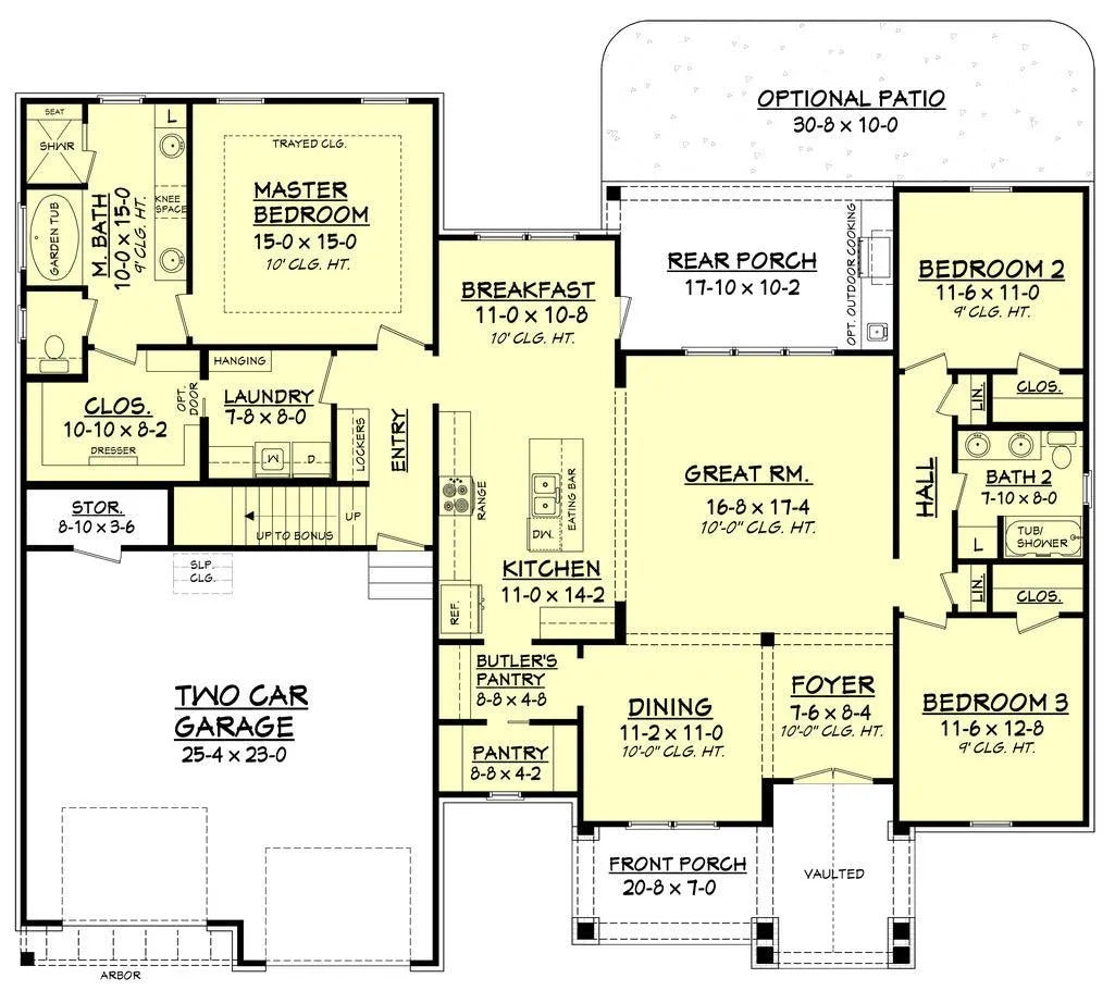 Alpine Court House Plan - Archival Designs House Plans