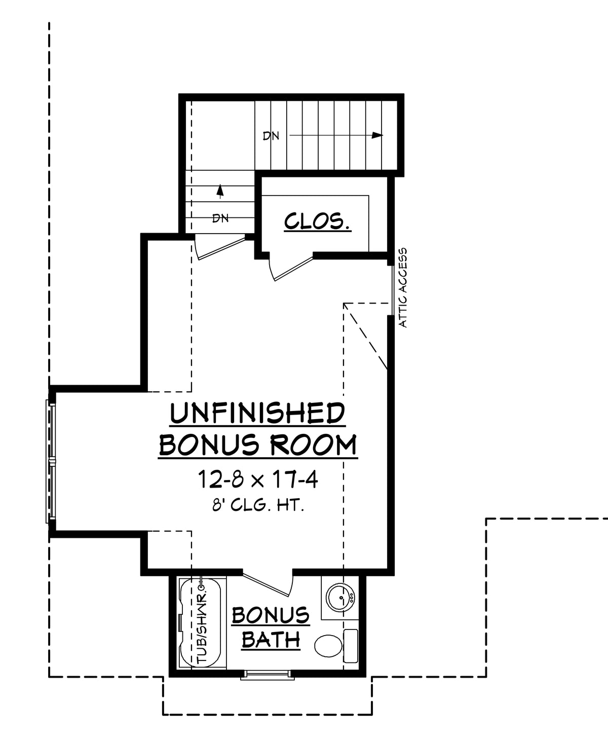 Highland Court Bonus Room Floor Plan