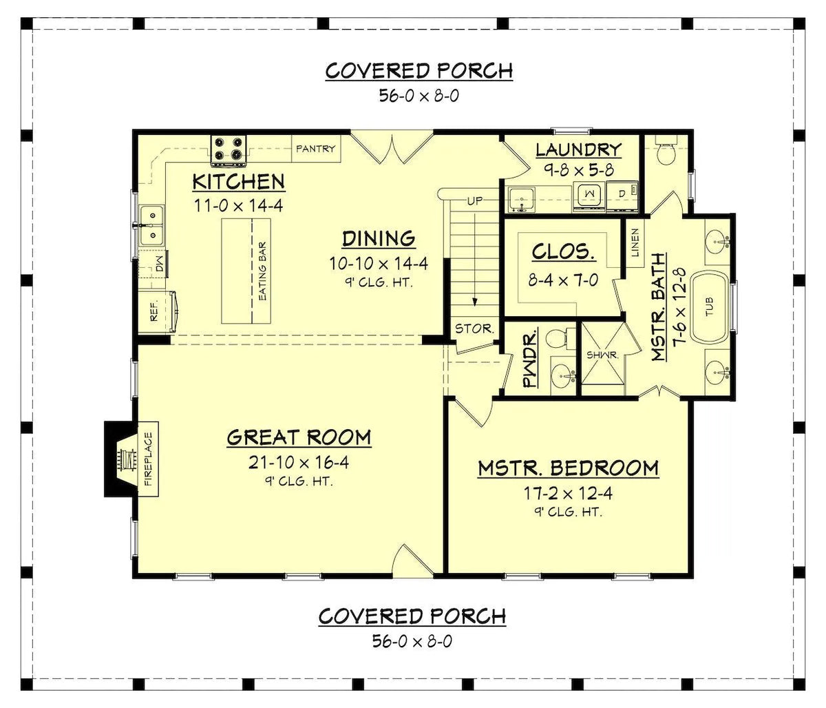 Perkins Lane House Plan - Archival Designs House Plans, floor plan