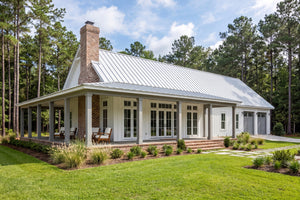 H8216-A Modern Barndominium House, 4 Bedrooms, 2.5 Bathrooms | Canton House Plan Exterior-7