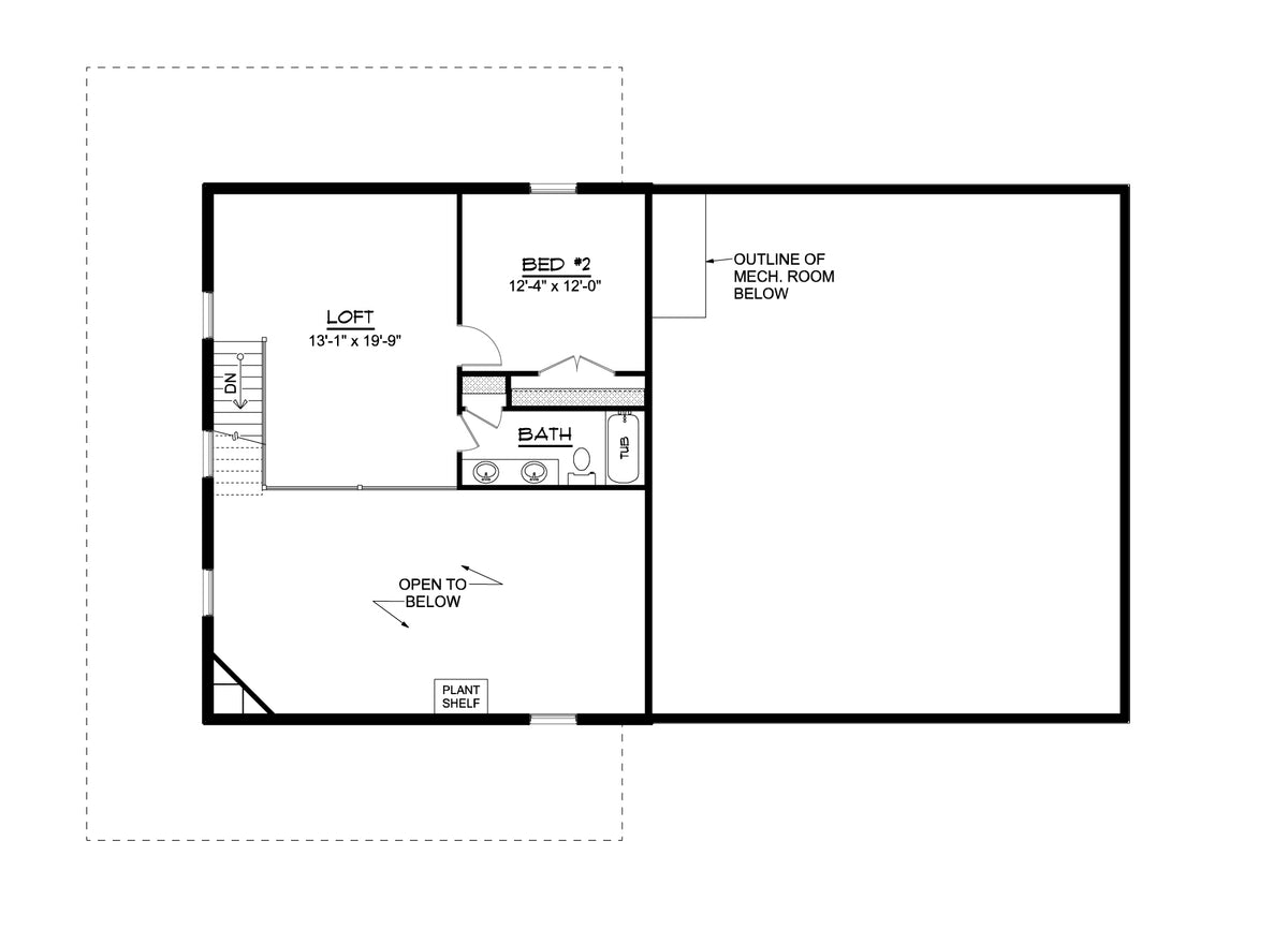 1600 Square Foot Barndominium-Style House Plan with 2-Car Side-Entry Garage