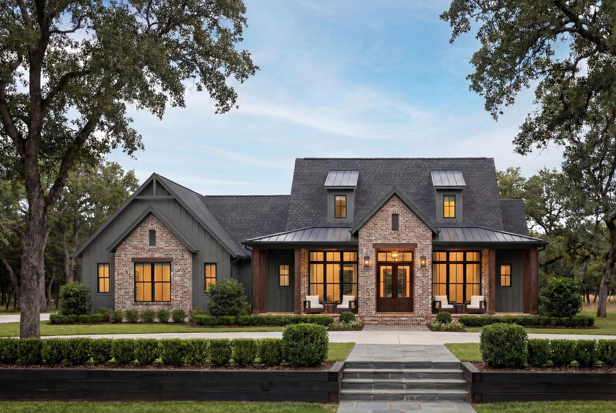 H7911-A Modern Farmhouse, 3 Bedrooms, 3.5 Bathrooms | Grandview 2143-S Exterior-5