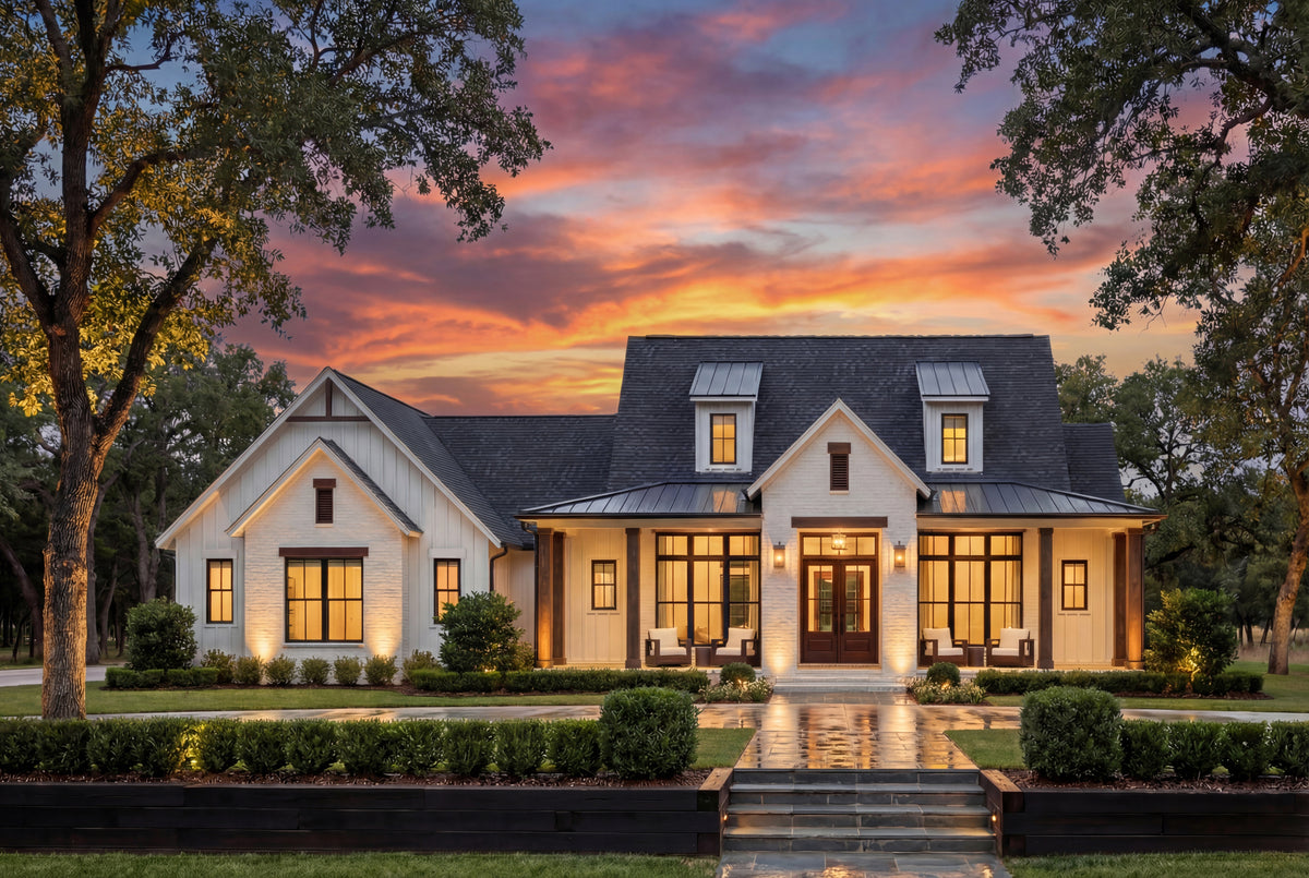 H7911-A Modern Farmhouse, 3 Bedrooms, 3.5 Bathrooms | Grandview 2143-S Exterior-6