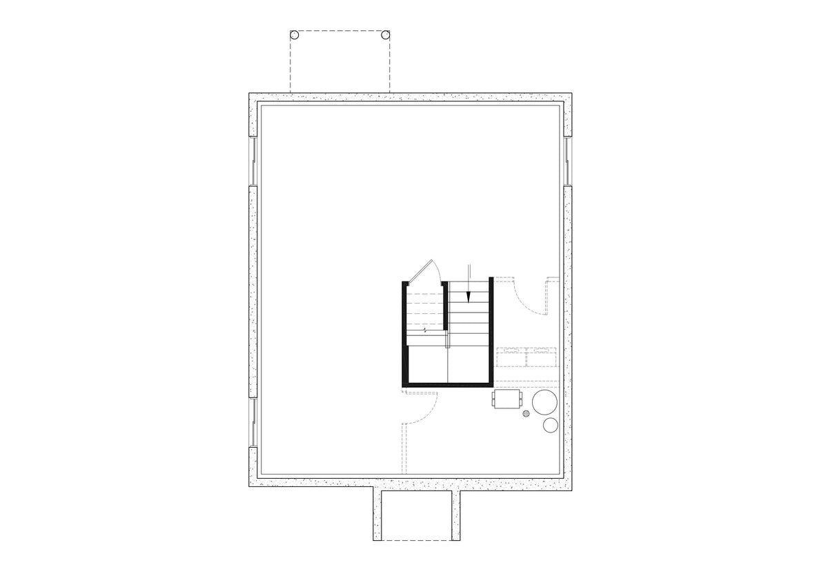 Chauncy House Basement Floor Plan