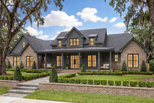 H7782-A Transitional House, 3 Bedrooms, 3.5 Bathrooms | Bramblewood House Plan Exterior-7