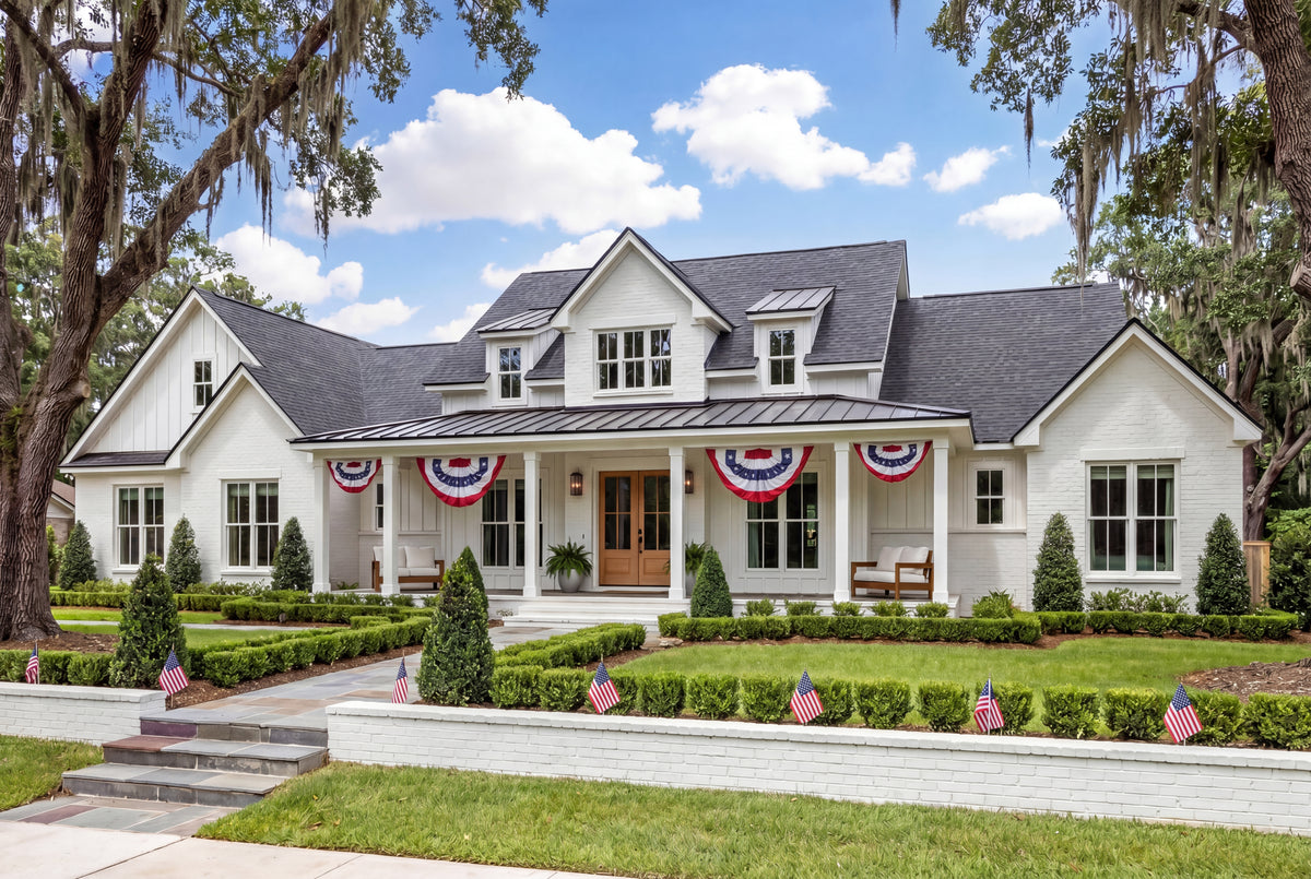 H7782-A Transitional House, 3 Bedrooms, 3.5 Bathrooms | Bramblewood House Plan Exterior-9