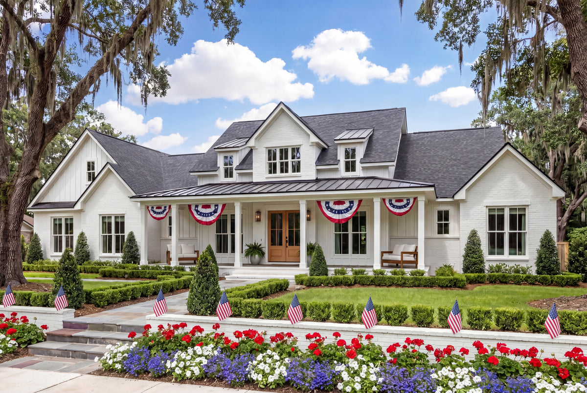 H7782-A Transitional House, 3 Bedrooms, 3.5 Bathrooms | Bramblewood House Plan Exterior-12