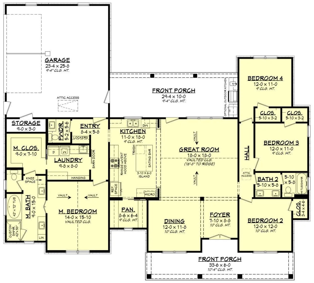 Kennedy Creek House Plan - Archival Designs House Plans, floor plan