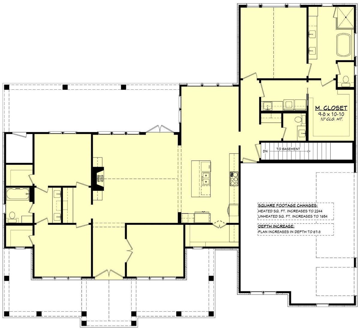 Pine Creek House Plan - Archival Designs House Plans, floor plan