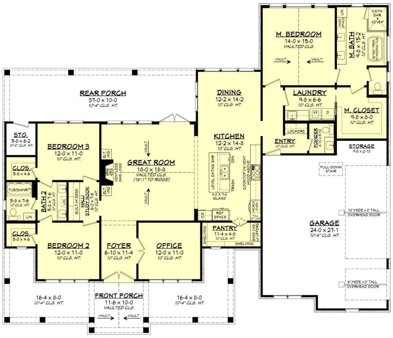 Pine Creek House Plan - Archival Designs House Plans