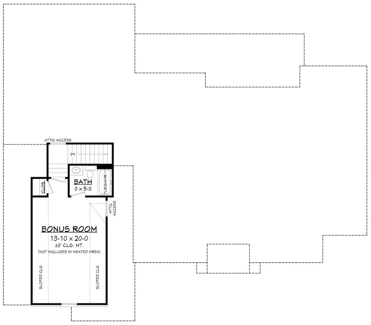 Bristol Lane House Plan - Archival Designs House Plans, floor plan