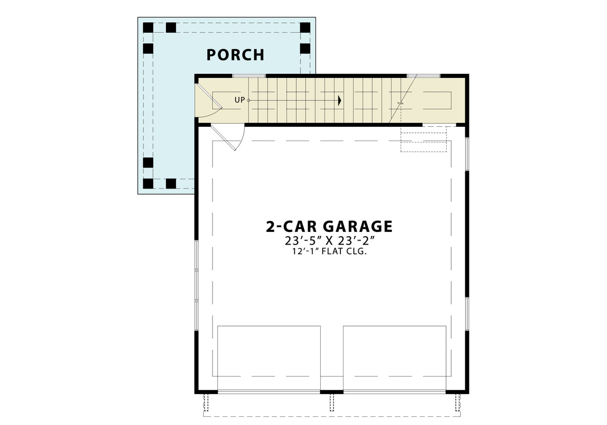 Cagle Detached Garage Floor Plan First Floor