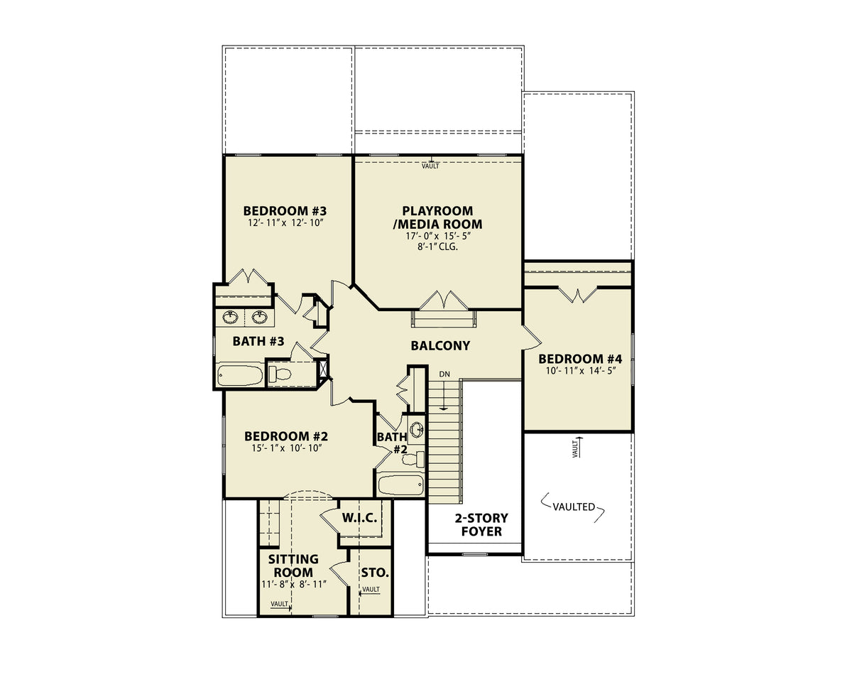 Englemoore C House 2nd Floor Plan